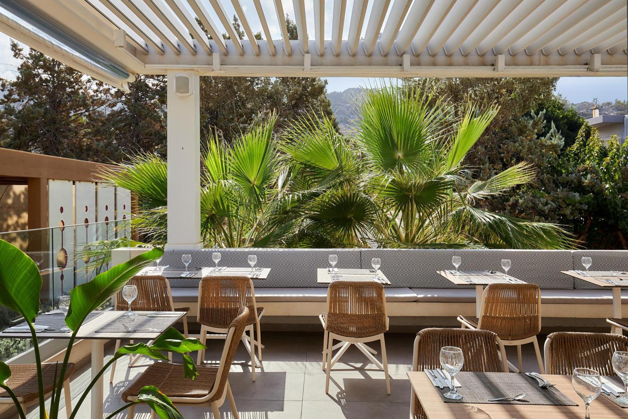 Kyknos Beach Hotel & Bungalows Mália Exterior foto